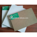 16mm white melamine moisture resistant MDF HMR board